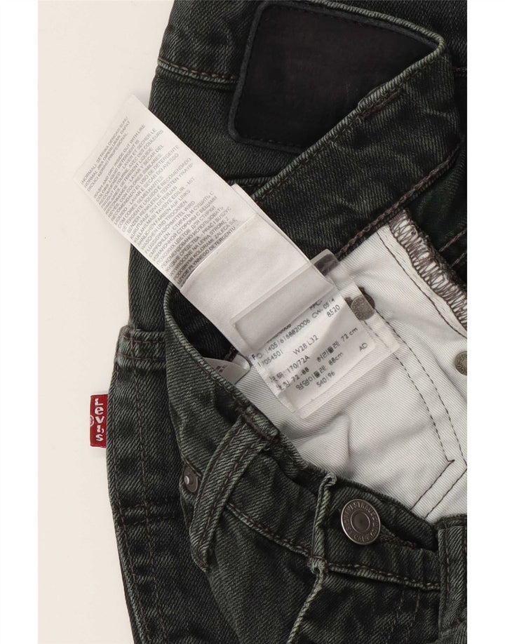 Jeans femininos Levi's Slim W28 L32 algodão verde