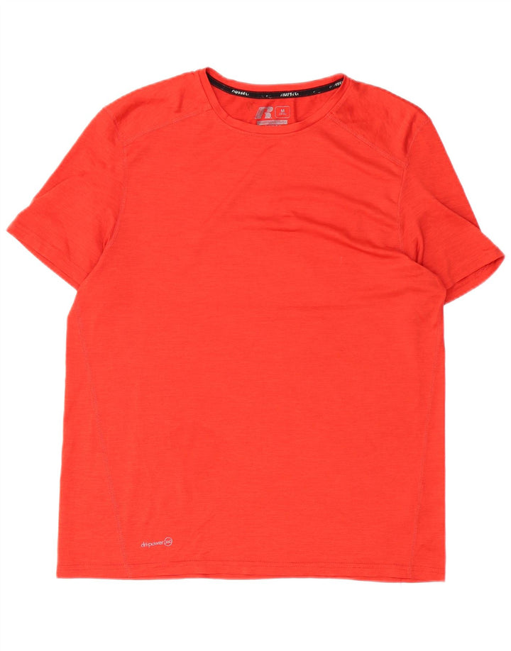 Camiseta masculina RUSSELL ATLÉTICA Top Reino Unido 38/40 Poliéster Vermelho Médio