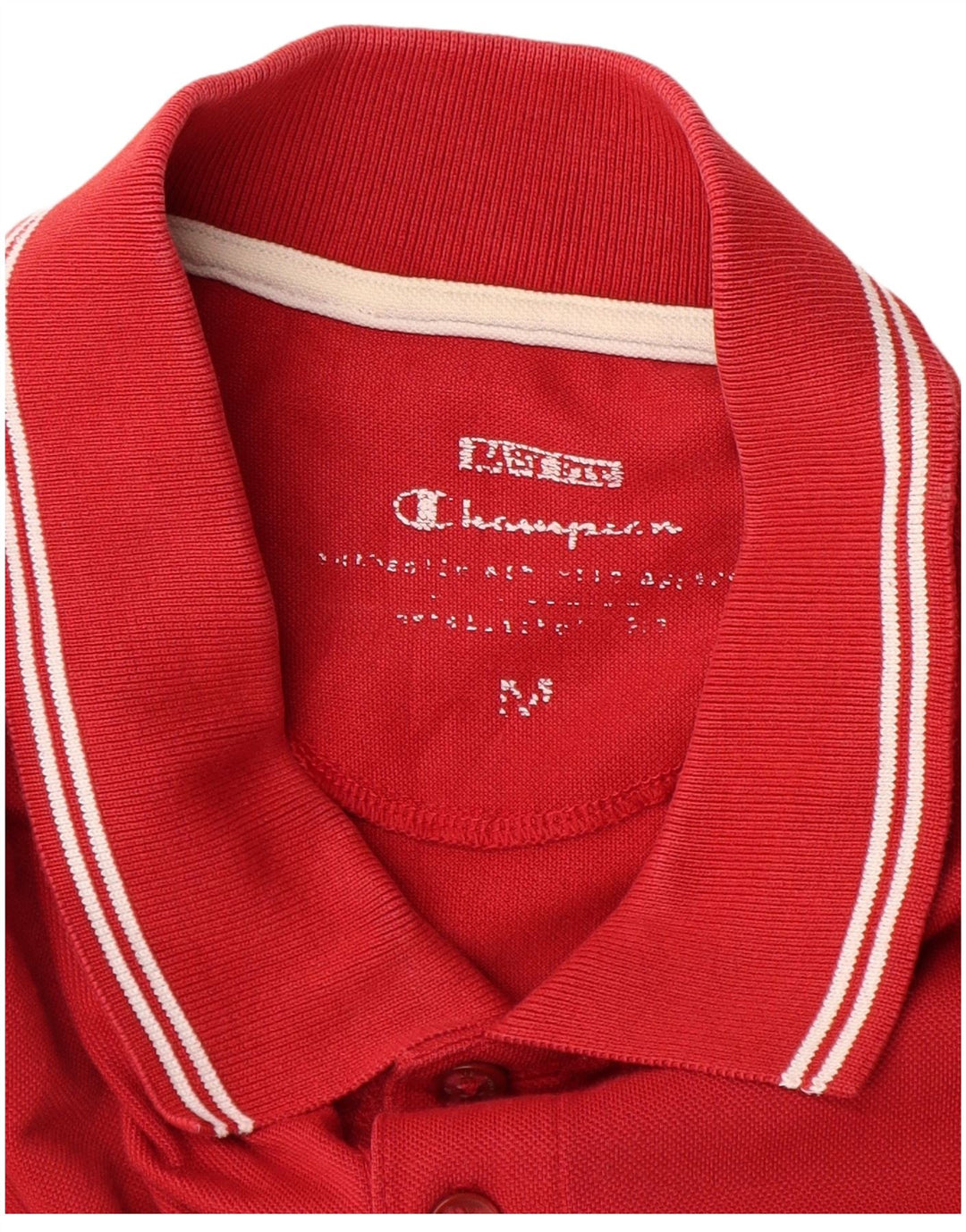 Camisa polo masculina Champion Easy Fit médio algodão vermelho