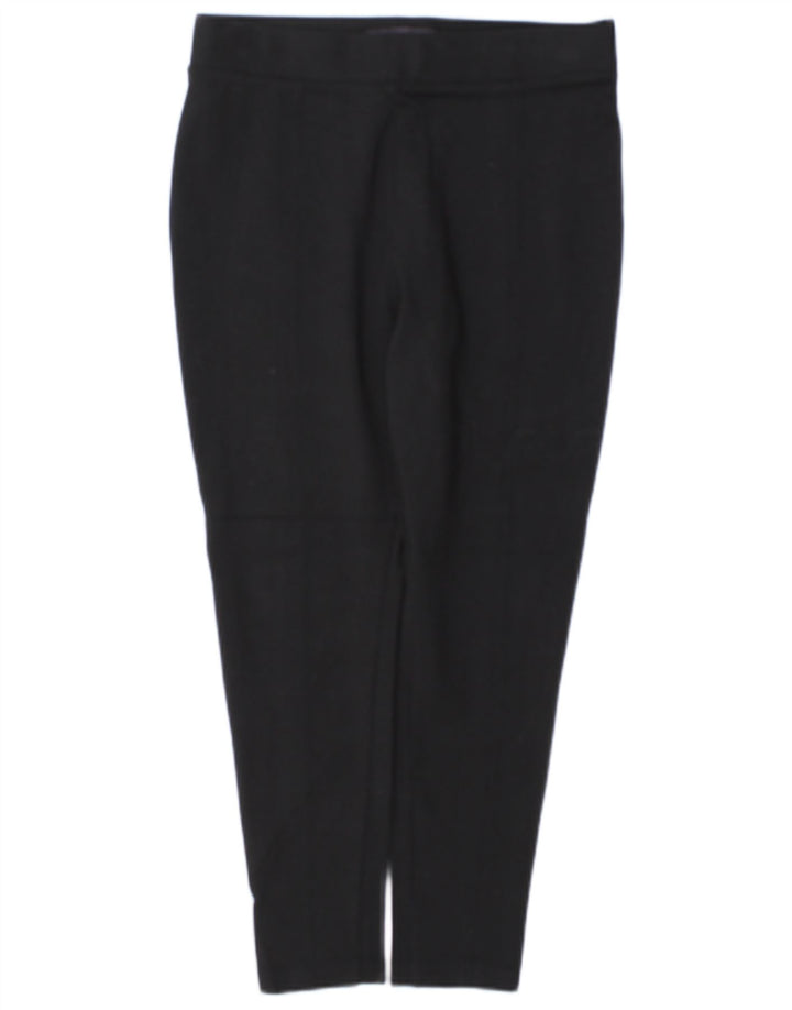 Leggings femininos Marks & Spencer Reino Unido 12 viscose preta média