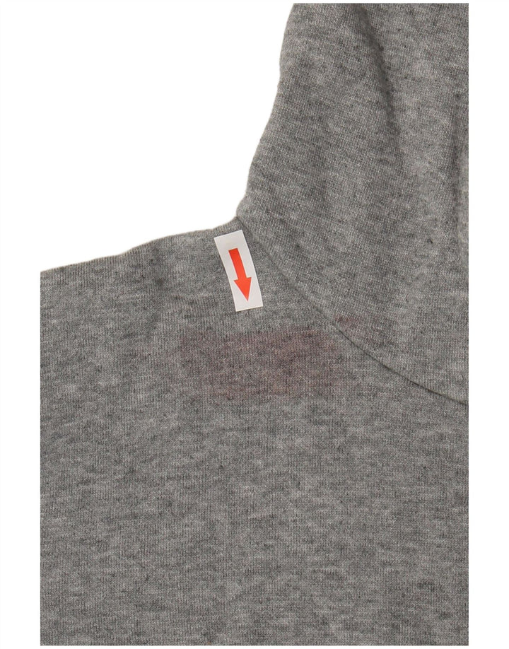 Jumper com capuz gráfico Puma Boys 11-12 anos grande algodão cinza