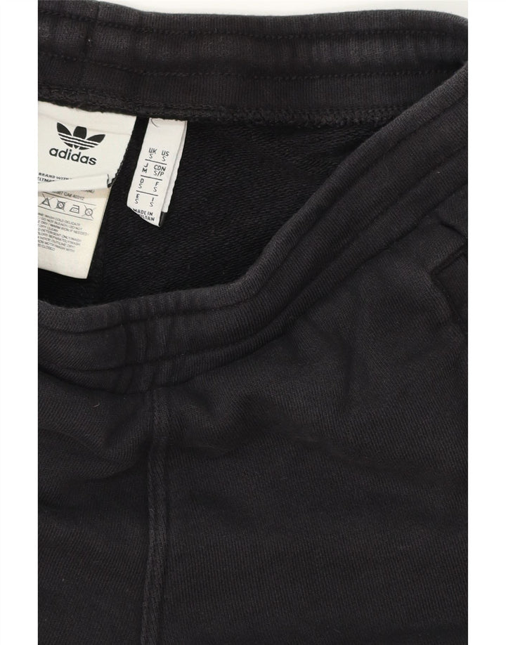 ADIDAS Mens Sport Shorts Pequeno Algodão Preto