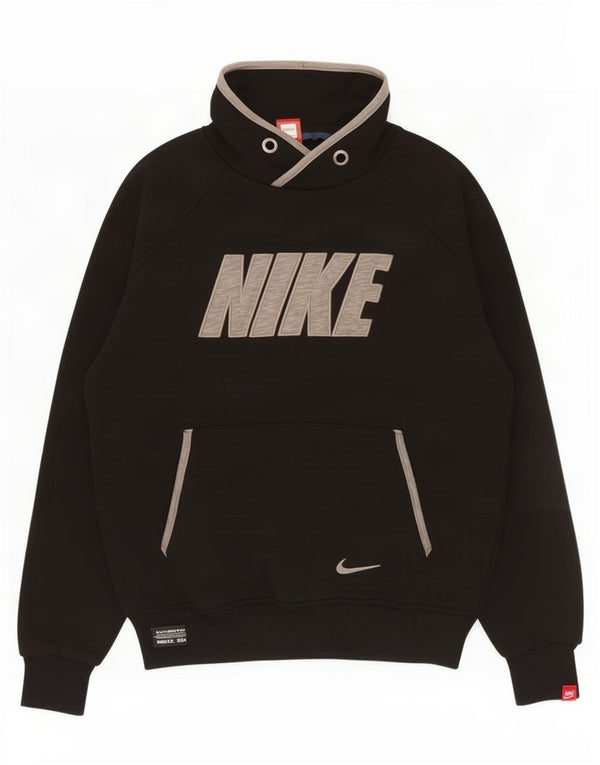 Nike Mens Graphic Moletom Jumper Pequeno Preto