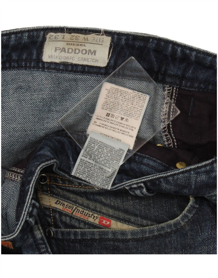 Diesel Masculino Paddom Straight Jeans W32 L32 Azul Algodão