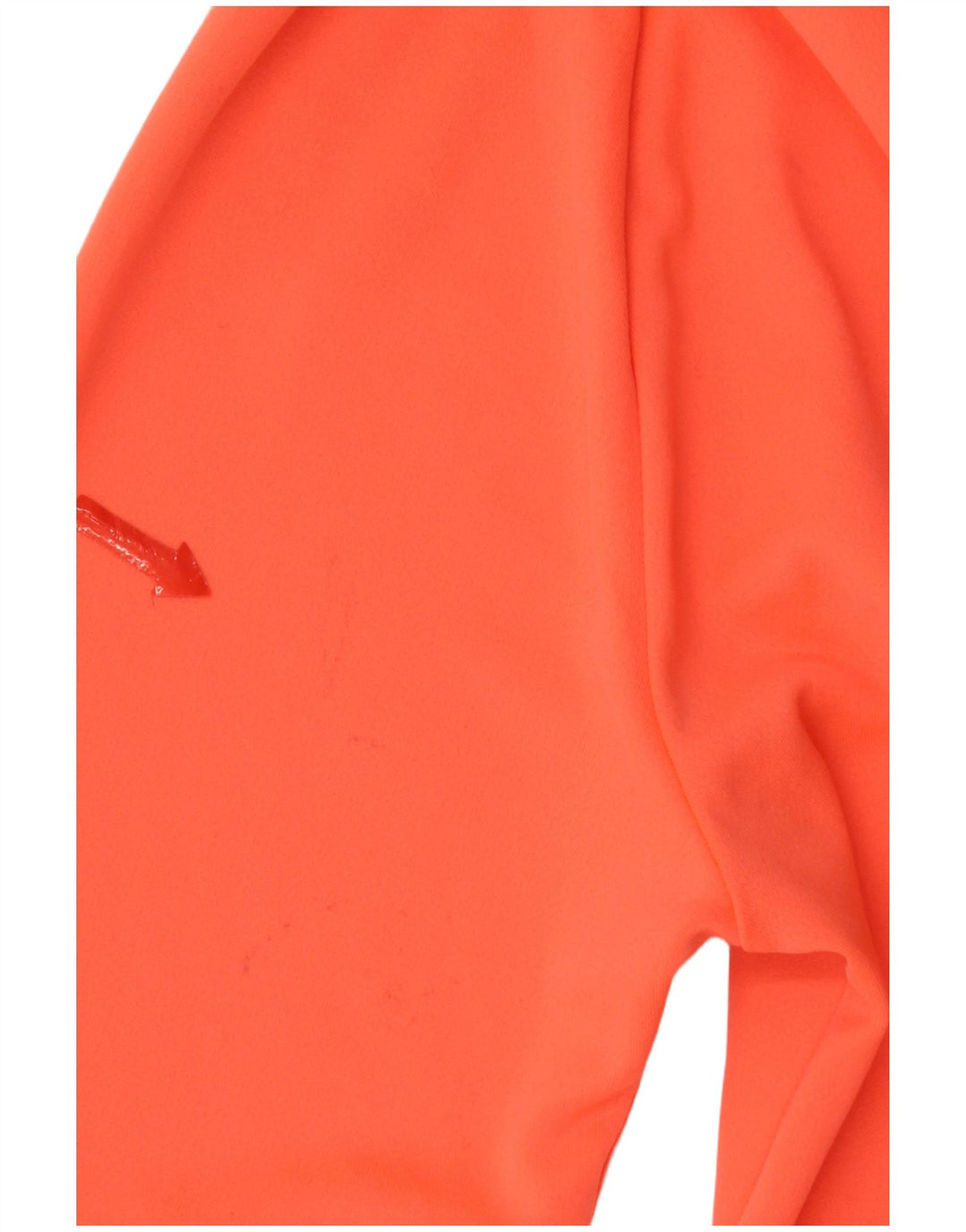 Nike Womens Dri Fit Graphic Pullover Treino Top UK 10 Pequeno Laranja