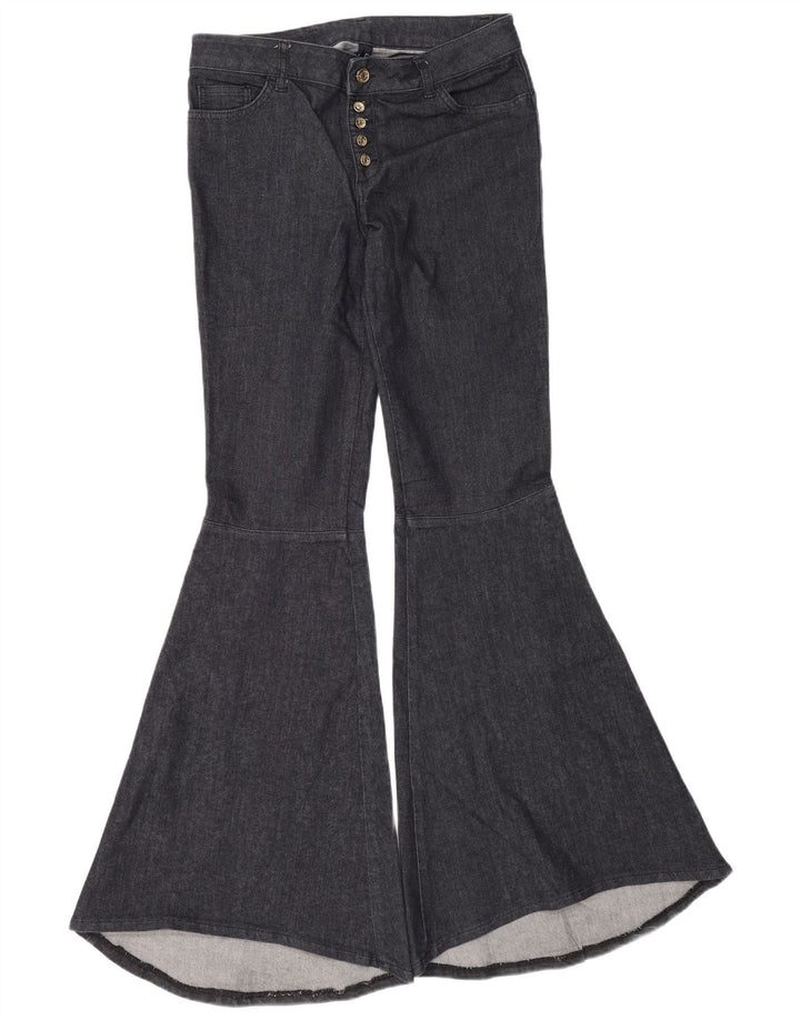 Liu Jo Calça jeans feminina larga W32 L35 azul marinho