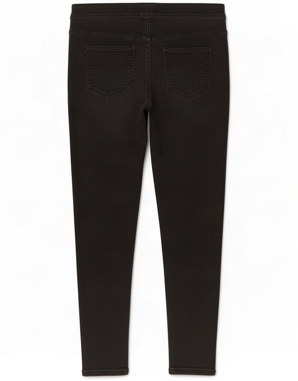 Marks & Spencer Womens Jegging Jeans UK 14 Médio W30 L24 Algodão Preto