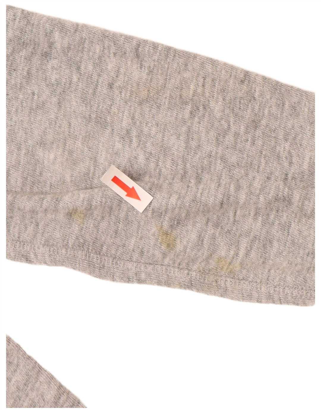 LEVI'S moletom gráfico feminino jumper UK 12 algodão cinza médio