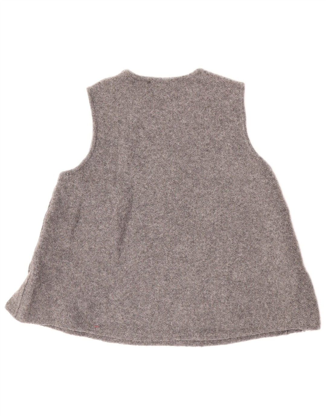 Regata feminina Zara com colete UK 10 pequena lã cinza