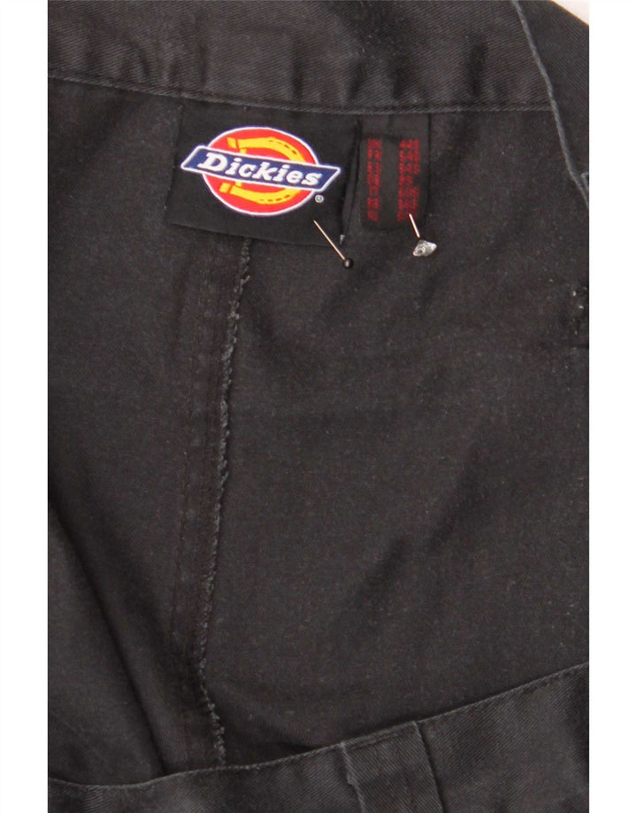 Calças cargo retas masculinas Dickies W44 L28 poliéster preto