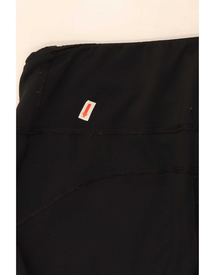 Adidas Womens Climalite Leggings UK 12 Médio Preto Poliéster