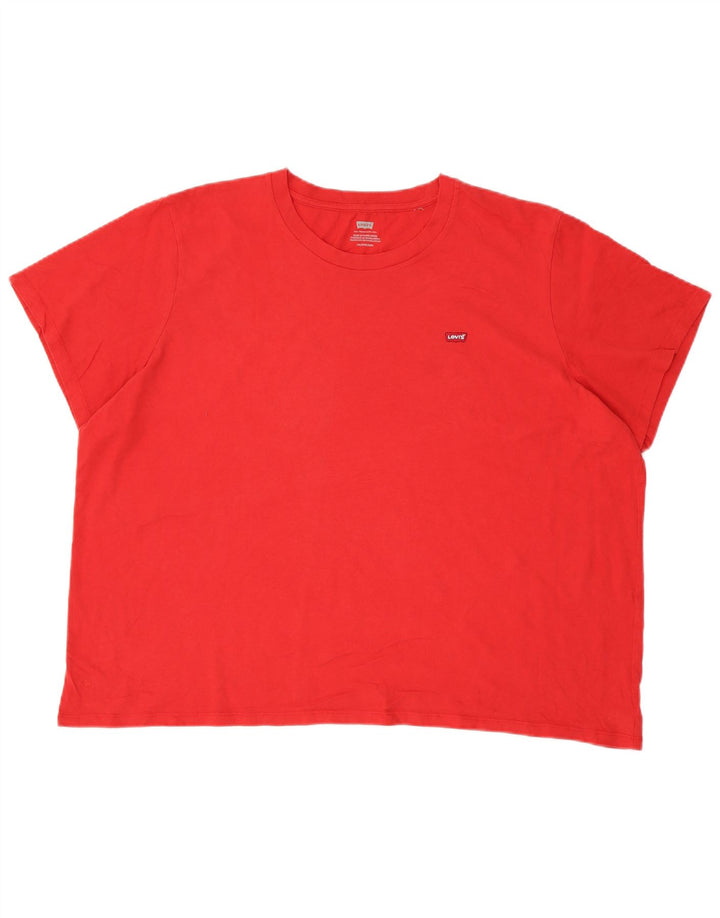 Camiseta masculina LEVI'S Top 3XL vermelha