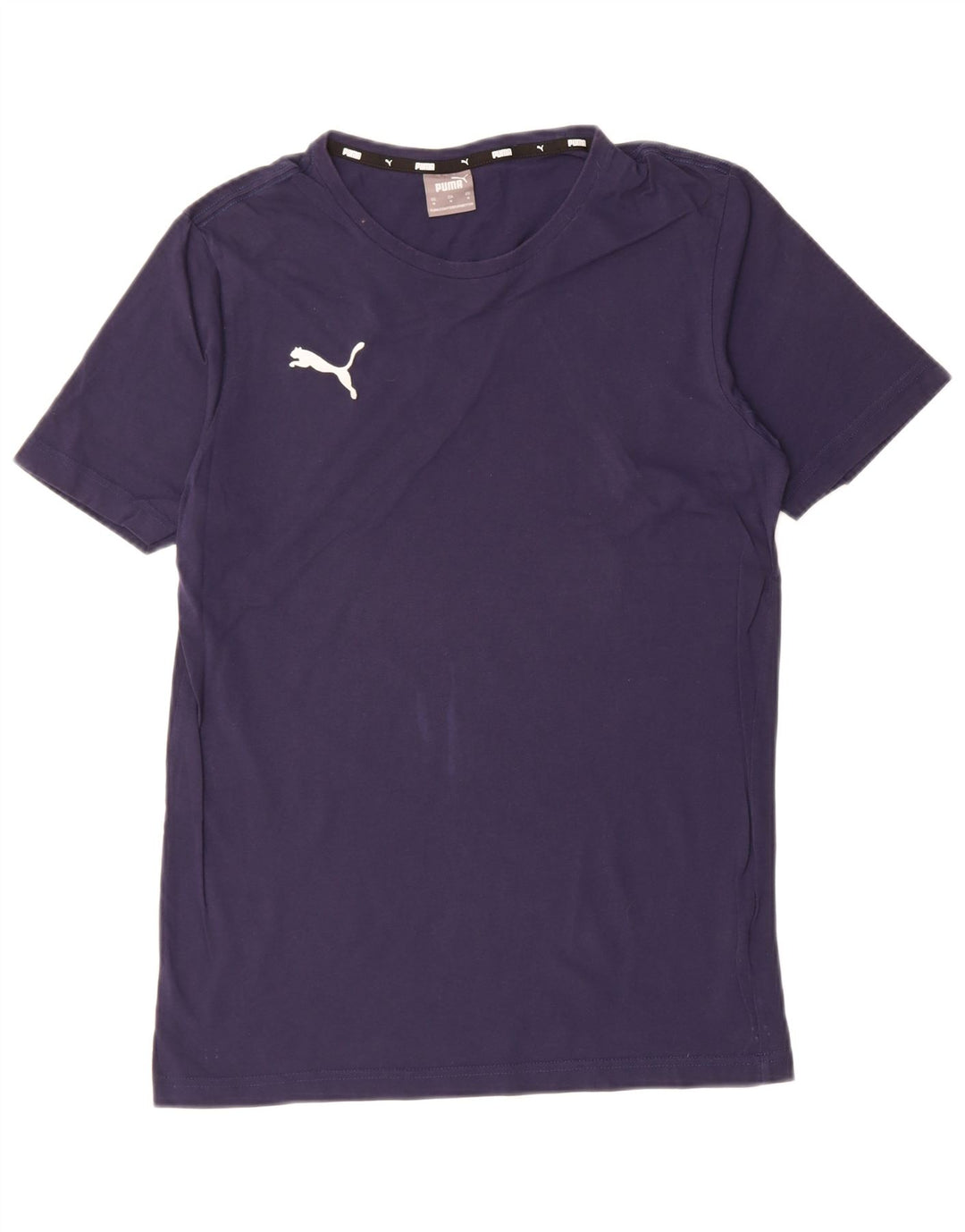 Camiseta masculina PUMA Top médio algodão azul marinho