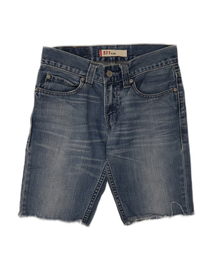Shorts jeans feminino LEVI'S 511 Slim W29 azul médio