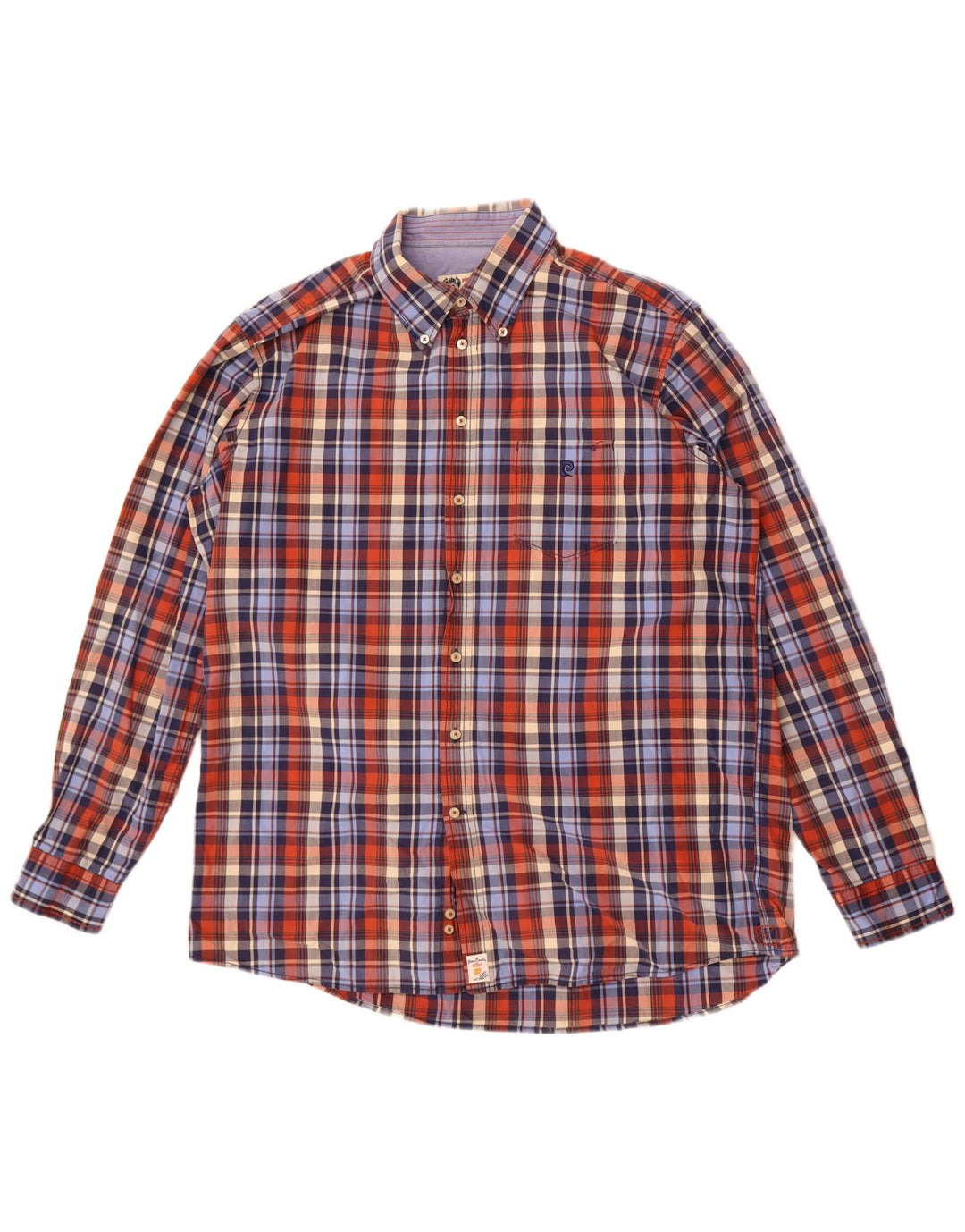 Camisa masculina Pierre Cardin XL xadrez multicolorida