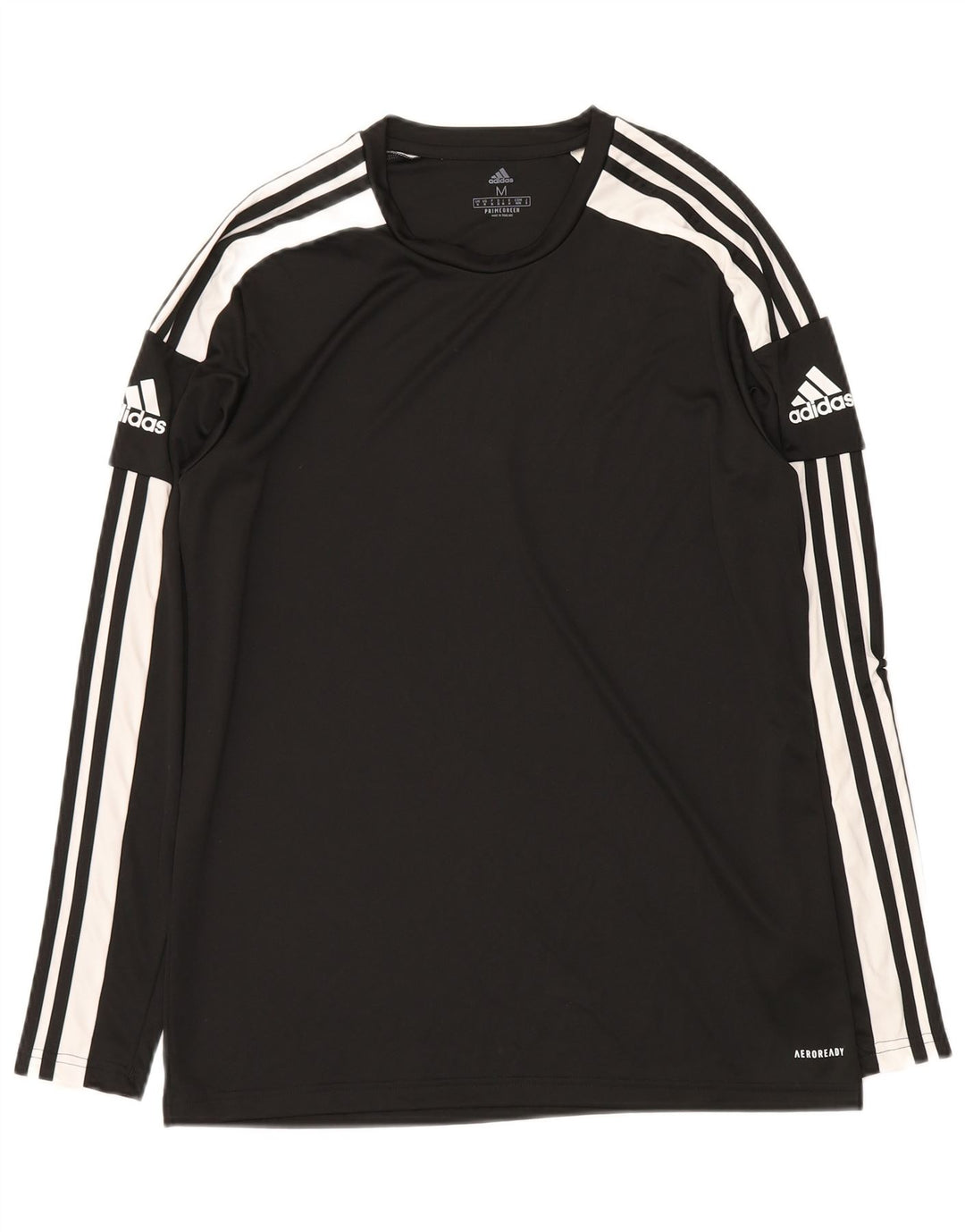 Adidas Mens Aeroready Top Manga Longa Médio Poliéster Preto