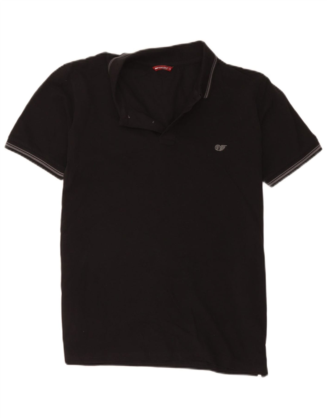 Camisa polo masculina Carrera médio algodão preto