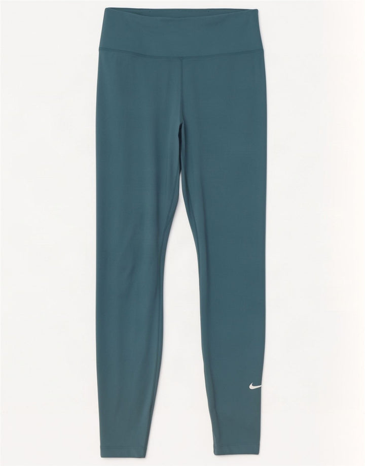 Leggings Nike Dri Fit Feminino UK 8 Pequeno Azul Poliéster