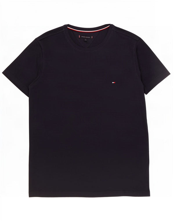 Camiseta masculina Tommy Hilfiger grande algodão azul marinho