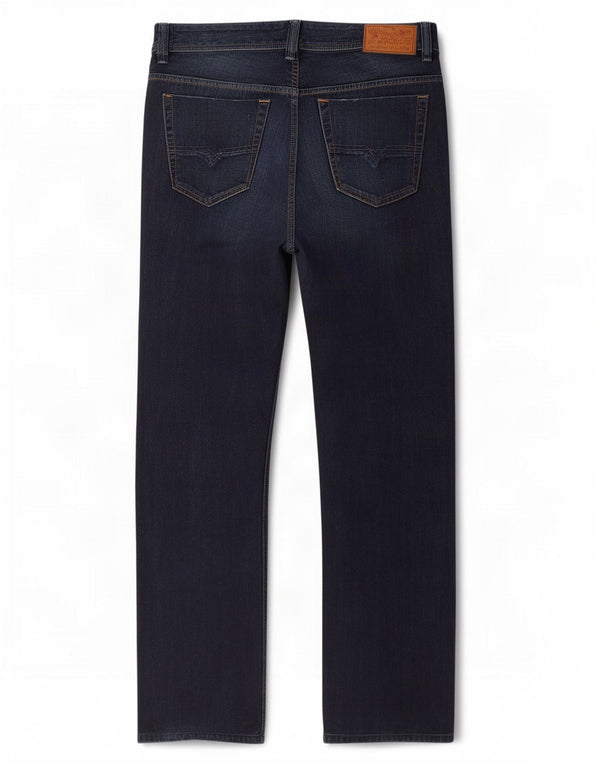 Diesel Masculino Viker Straight Jeans W32 L32 Azul Marinho Algodão