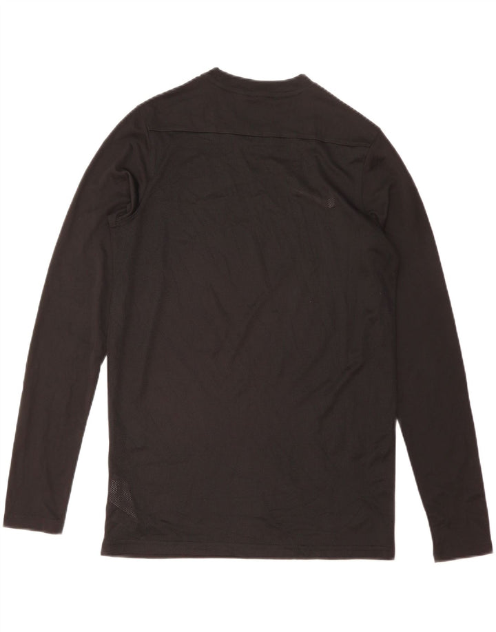 Nike Mens Dri Fit Top Manga Longa Médio Poliéster Preto