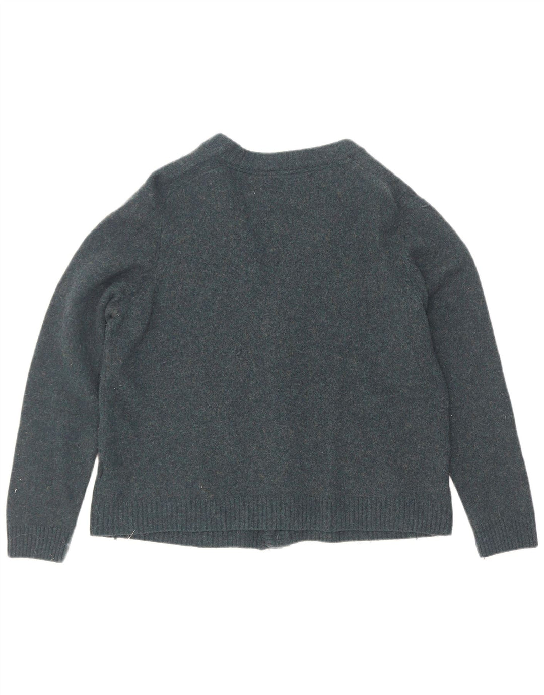 Suéter cardigã masculino Marks & Spencer 2XL lã azul