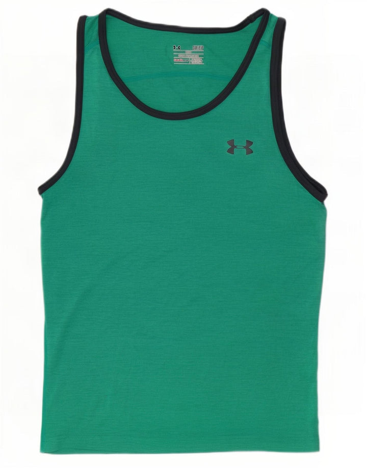 Under Armour Masculino Heat Gear Vest Top Pequeno Verde