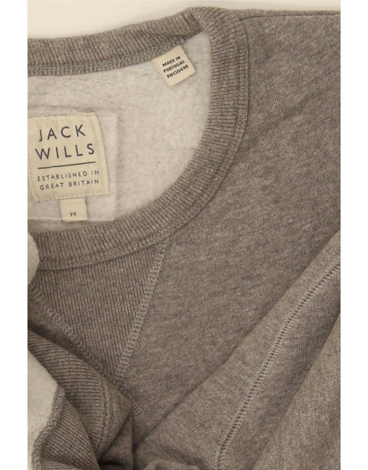 Jack Wills moletom masculino jumper médio algodão cinza
