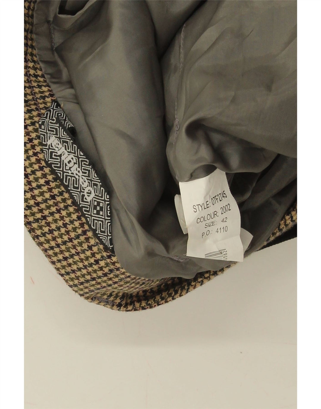 DESIGUAL Saia feminina bolha UE 42 grande W30 cinza patchwork poliéster