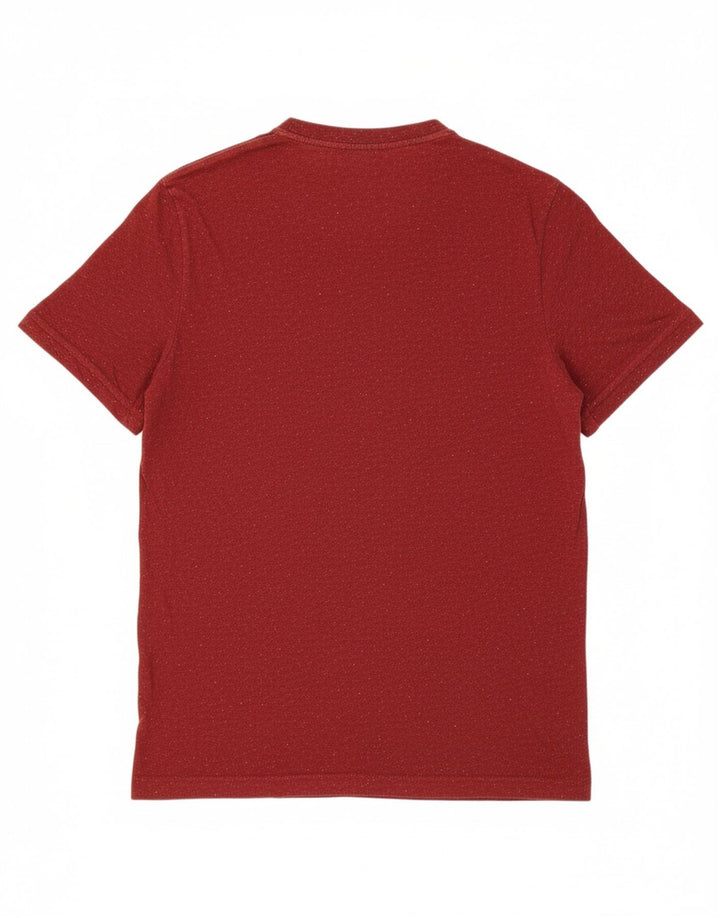 Camiseta masculina PENGUIN XL algodão manchado Borgonha
