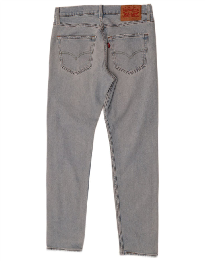 Levi's Masculino 502 Tapered Jeans W29 L30 Azul Algodão