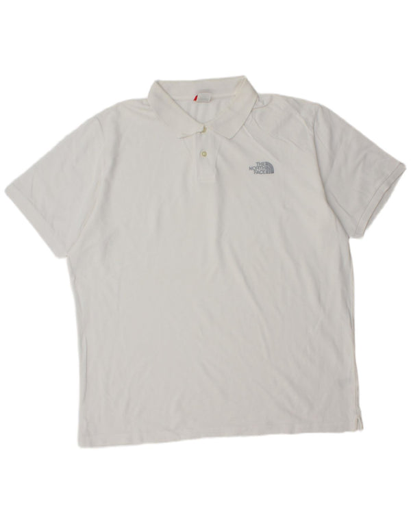 Camisa polo masculina The North Face XL algodão branco