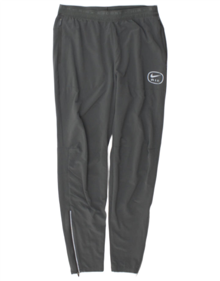 Calça de treino Nike masculina Dri Fit pequena cinza poliéster