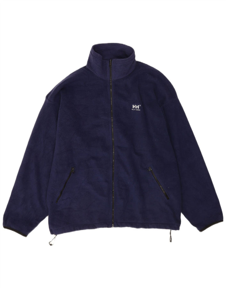 Jaqueta de lã masculina Helly Hansen UK 42 XL azul marinho