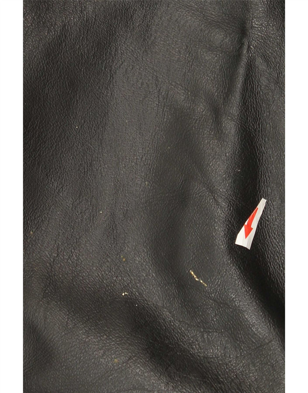Calças de couro masculinas vintage W36 L31 couro preto