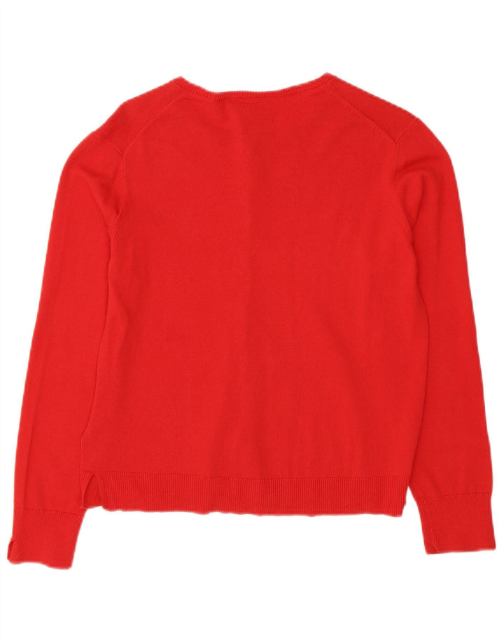Suéter cardigã feminino Zara 13-14 anos vermelho