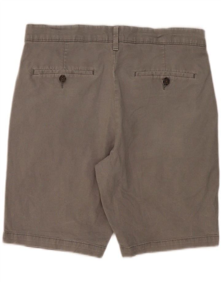 Shorts chino masculino MARKS & SPENCER W32 algodão cinza médio