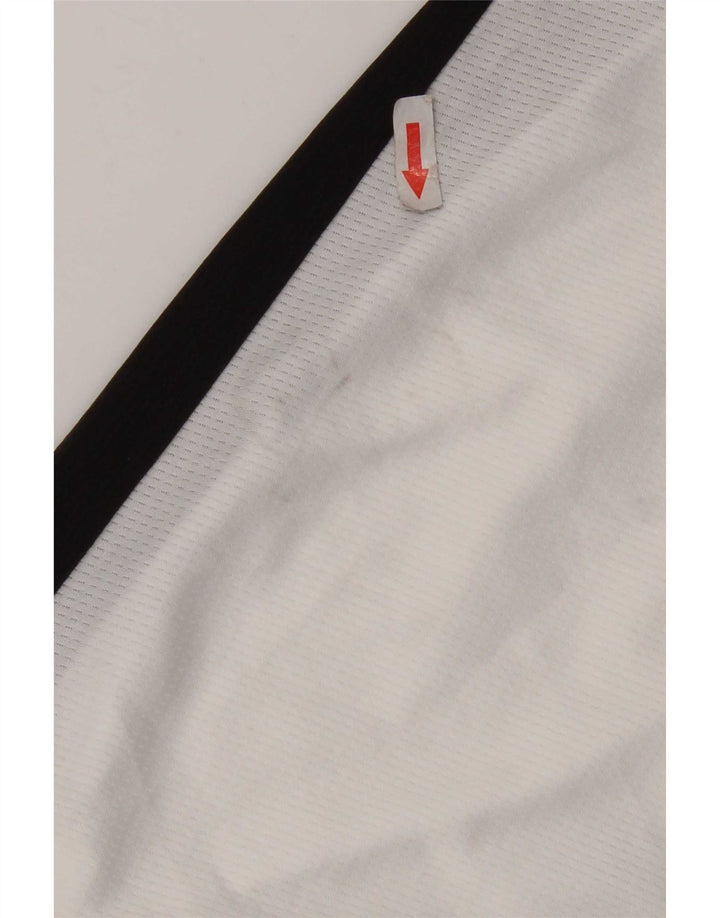Camiseta masculina PUMA Top 2XL poliéster branco colorblock
