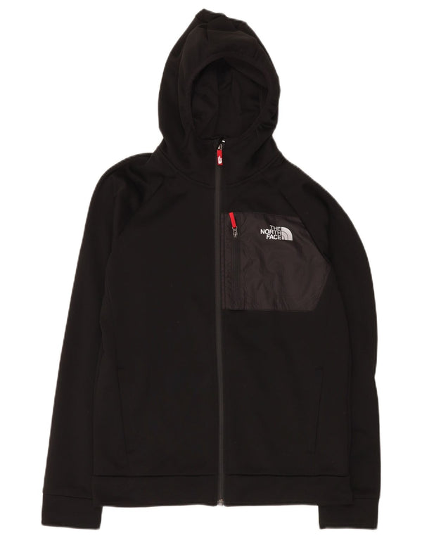 Suéter com capuz e zíper THE NORTH FACE Boys 14-15 anos XL preto poliéster