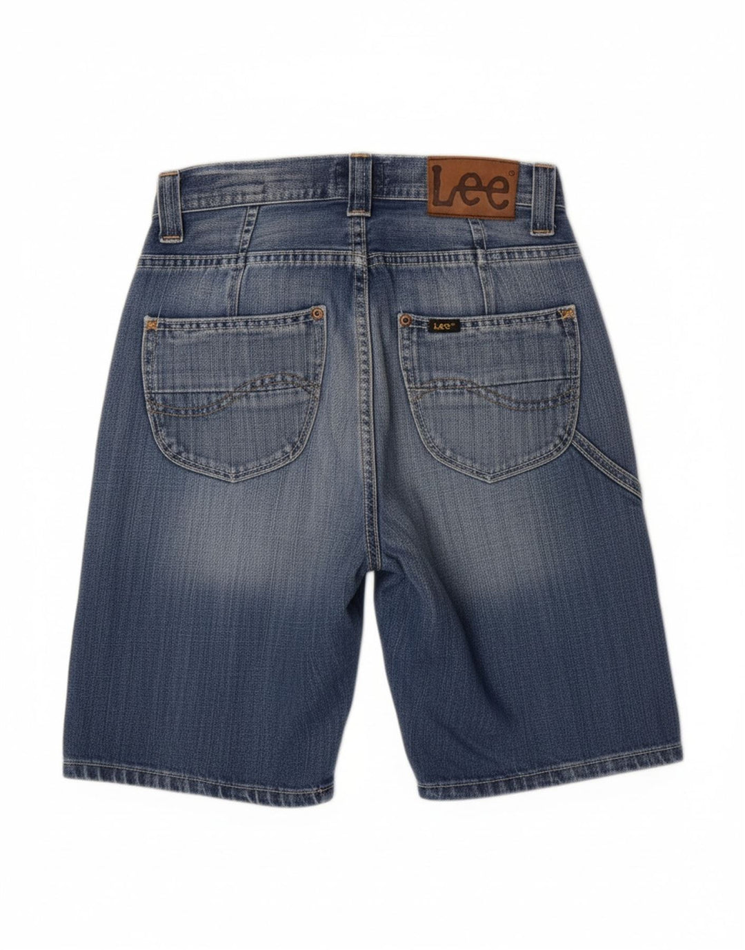 Shorts jeans LEE Boys 10-11 anos W24 azul algodão
