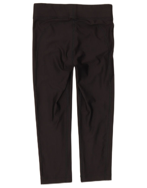 Under Armour Capri Leggings Femininas UK 10 Pequenas Pretas