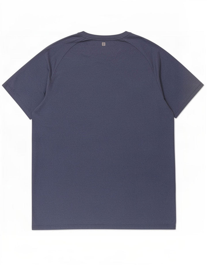 Camiseta masculina IsoCool Mountain Warehouse grande poliéster azul marinho