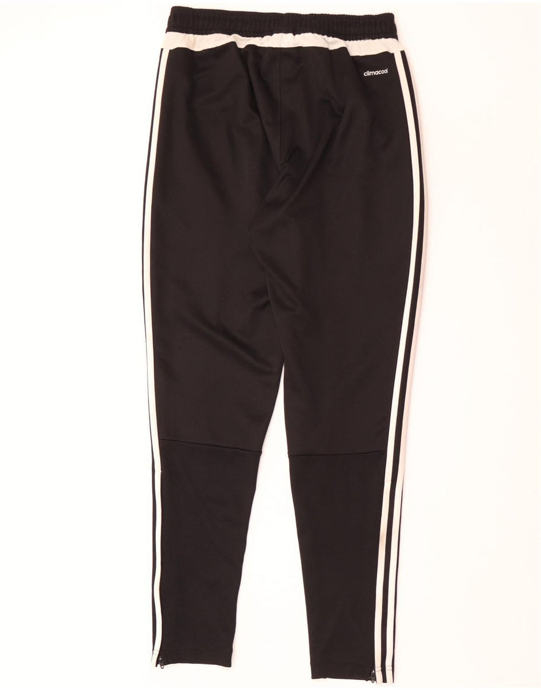 Calça de treino masculina Adidas Climacool pequena preta colorblock poliéster