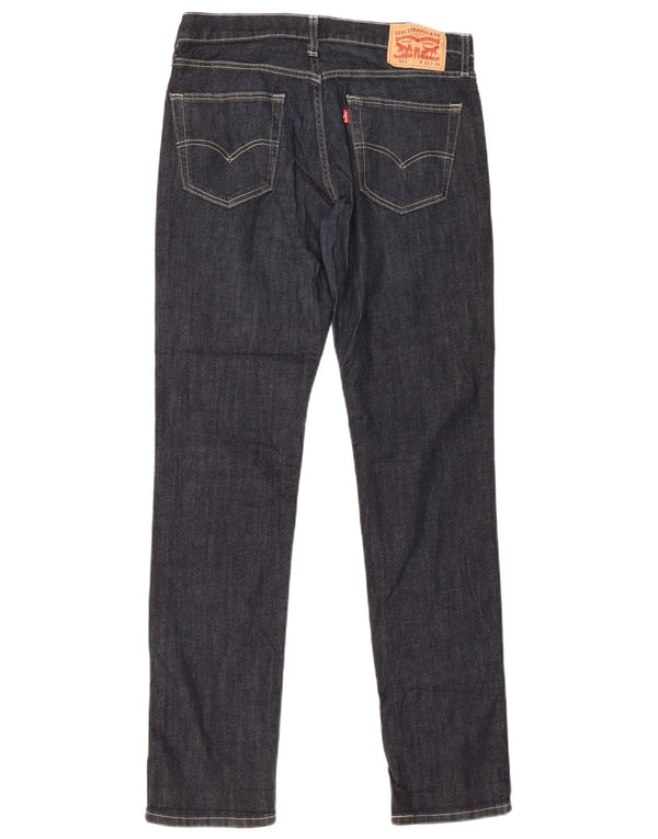 Levi's Masculino 511 Slim Jeans W33 L34 Azul Marinho Algodão