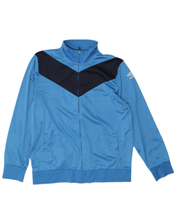 Umbro Mens Treino Top Jacket 2XL Azul Colourblock Poliéster