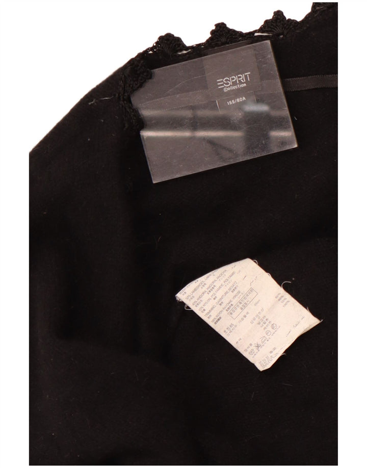 Suéter Cardigan Esprit Girls 12-13 Anos Lã Preta