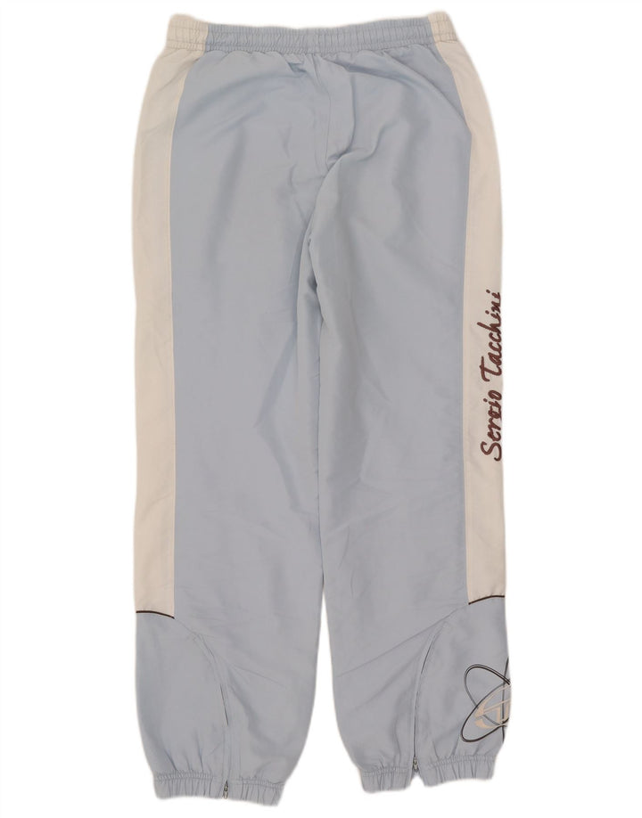 Sergio Tacchini Calça de treino masculina Joggers pequeno azul colorblock