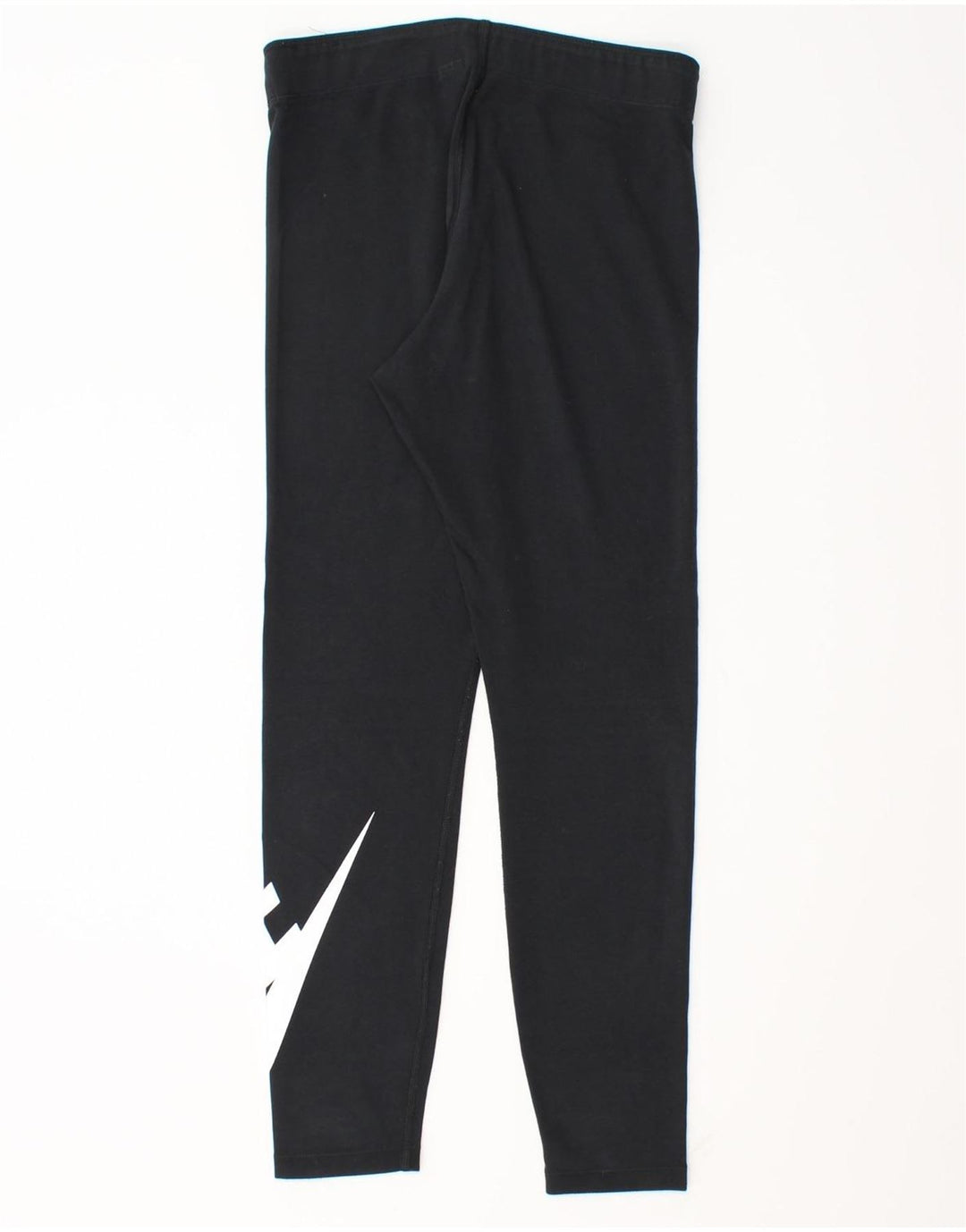 Leggings Nike Femininas Gráficas UK 10 Pequenas Algodão Preto