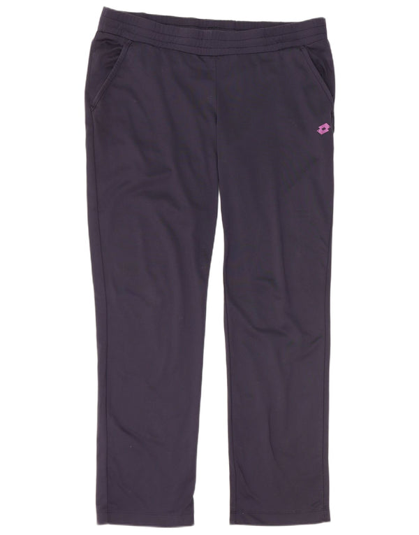 Calça de treino feminina Lotto UK 18 XL azul marinho