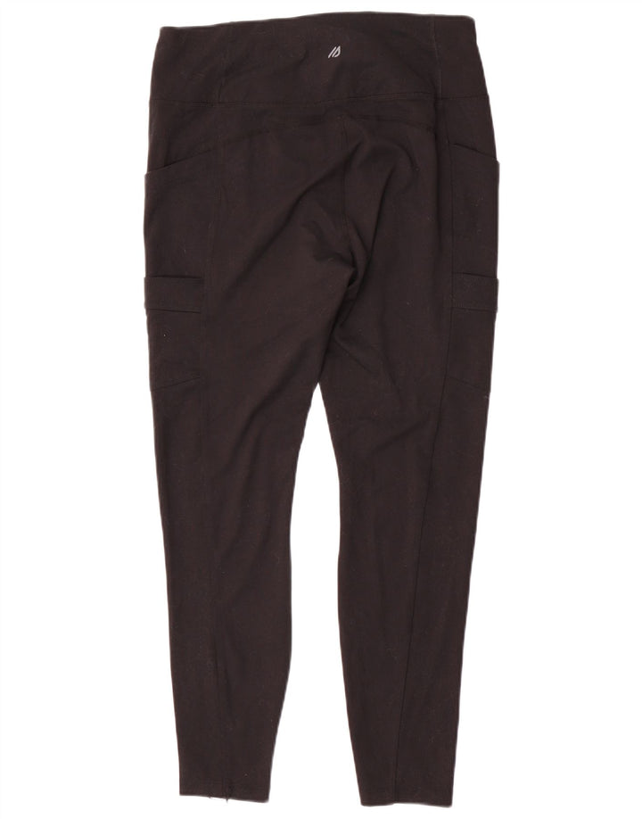 Leggings cargo femininos Eddie Bauer UK 14 grandes pretos